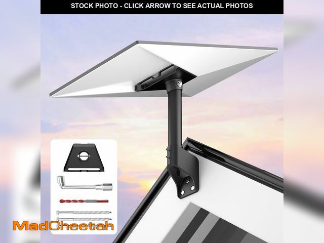 Lot 74-14355676 - Gen 3/4/4X Mount for Starlink, 360ÃÂ° Rotatable Roof &amp; Wall Mount Compatible with Starlink Stan...