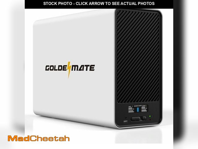 Lot 74-14203995 - GOLDENMATE 1500VA/1200W Lithium UPS Battery Backup and Surge Protector, Backup Battery Power Supply ...
