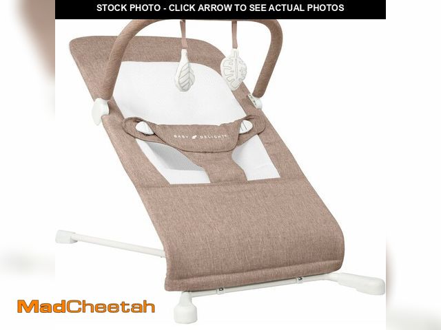 Lot 74-14067826 - Baby Delight Highland Baby Bouncer | Infant | 0 - 6 Months | 3-Position Recline | Mocha Tweed - UNUS...