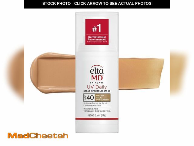 Lot 74-14058990 - EltaMD UV Daily SPF 40 Tinted Face Sunscreen Moisturizer, Tinted Moisturizer for Face with SPF, Grea...