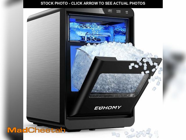 Lot 74-13709550 - EUHOMY Nugget Ice Maker Countertop, 40Lbs/24H Pebble Ice Maker Machine, Self-Cleaning Countertop Son...