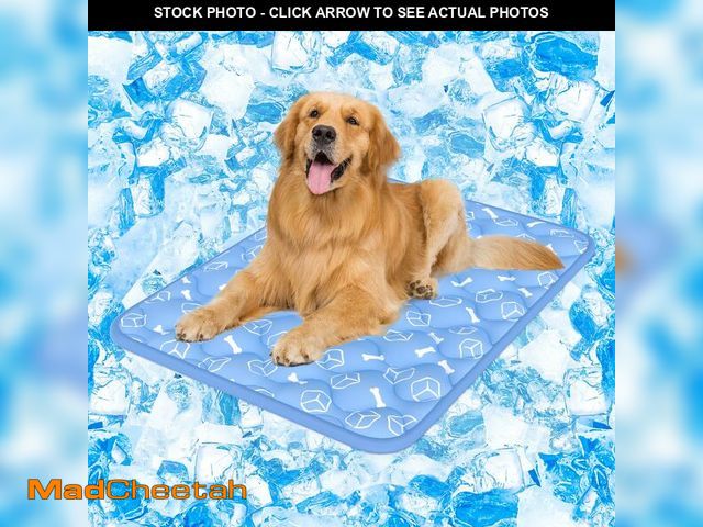 Lot 74-14213181 - Rywell Dog Cooling Mat 2.0, Ocean Blue,44" x 32" Thick &amp; Durable Cooling Mat for Extra Large Dog...