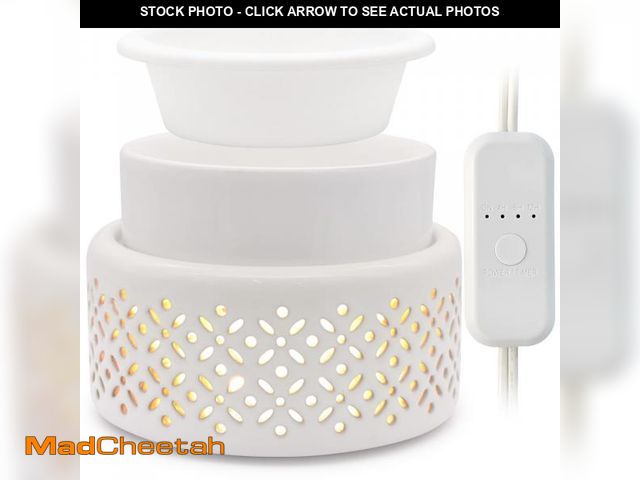 Lot 74-12314834 - VICTORIA AROMA Wax Melt Warmer with Timer - Electric Wax Burner with Silicone Liner Candle Wax Warme...