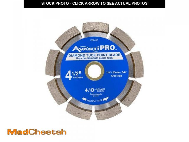Lot 74-12300245 - Avanti Pro 4-1/2 in. Diamond Tuck Point Blade - UNUSED