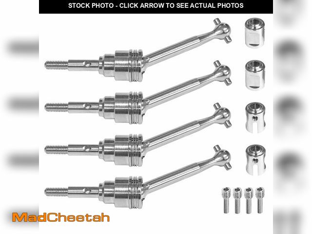 Lot 74-14210953 - LRFHL Steel CVD Drive Shaft Front Rear RC CVD Drive Shafts with Drive Cups Driveshafts Screw Pins fo...