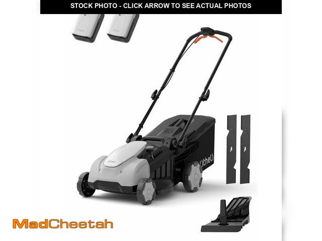 Lot 74-14435741 - Litheli 40V Cordless Electric Lawn Mower, 17-Inch, Self-Propelled, Brushless Motor, 6-Position Heigh...