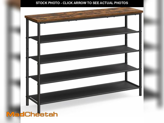 Lot 74-14067713 - VASAGLE Shoe Rack, 5-Tier Shoe Storage Organizer for Entryway and Closet, Holds 20-24 Pairs of Shoes...