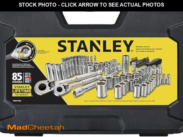 Lot 74-10449795 - STANLEY Drive Socket Set, 85-Piece (STMT71651) - UNUSED