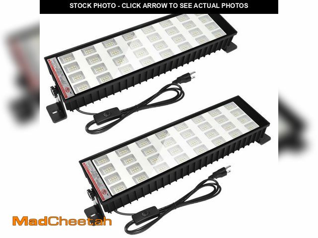 Lot 74-14293421 - 150W LED Shop Lights, 6000K 18000LM Work Light for Garage, Plug in Garage Light with 9.8FT Power Cor...