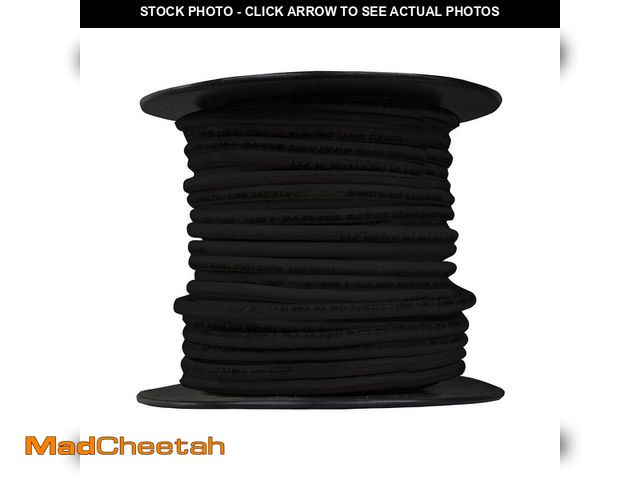 Lot 74-12691955 - 100 ft. 14 Gauge Black Solid Copper THHN Wire - UNUSED