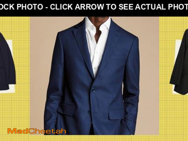 Lot 74-12398356 - Robert Kent Men's Big Boys' Wool Blend Skinny Fit Suit Separate coat, Navy Size: 38 SH - UNUSED