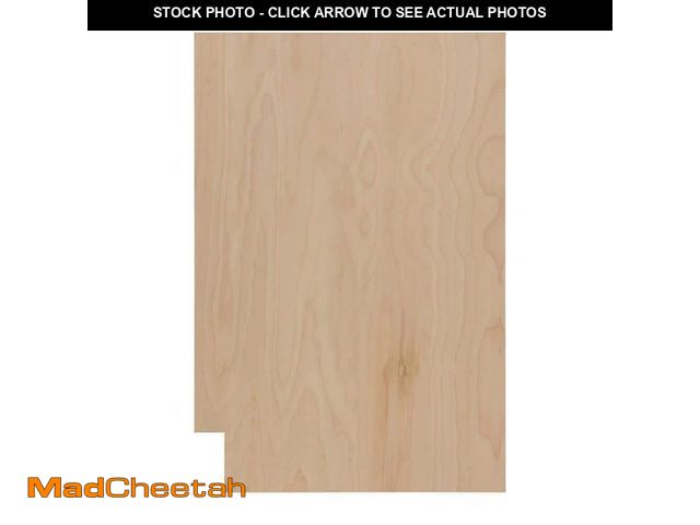 Lot 74-14073022 - Hampton Bay 23.2 in. W x 34.5 in. H Base Cabinet Flush End Panel in Unfinished for ClickReady Techno...