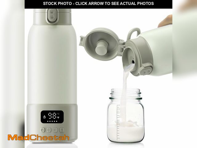 Lot 74-14273847 - VISNOK Portable Bottle Warmer, 17oz Large Capacity Milk Warmer for Baby, Fast Heating for Breast Mil...