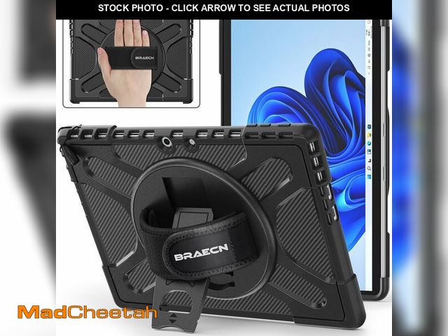 Lot 74-12970203 - BRAECNstock for Microsoft Surface Pro 11/10/ 9 Case 13", Rugged Protective Case with Rotating Stand ...