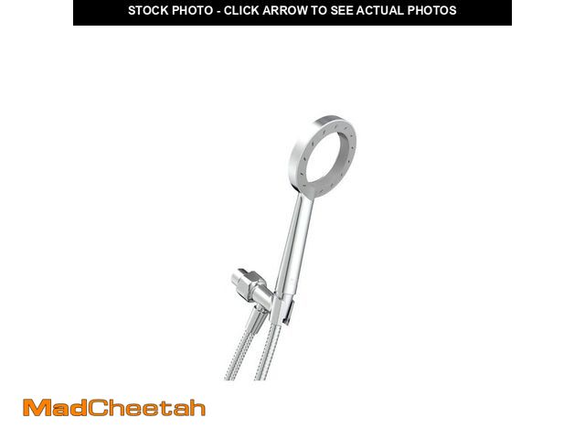 Lot 74-13771224 - Glacier Bay 1-Spray Patterns with 1.8 GPM 4.5 in. Wall Mount Handheld Shower Head with Blade Spray E...