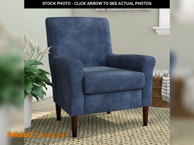 Lot 74-9619522 - Andover Mills Ronald Armchair GRCS1992 Upholstery Color: Light Blue - UNUSED