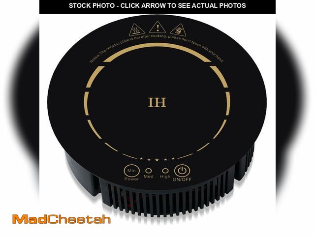 Lot 74-12713493 - JOZOOES 500W / 120V Small Induction Cooktop - 7.7" Mini Portable Countertop Burners Induction Hot Pl...