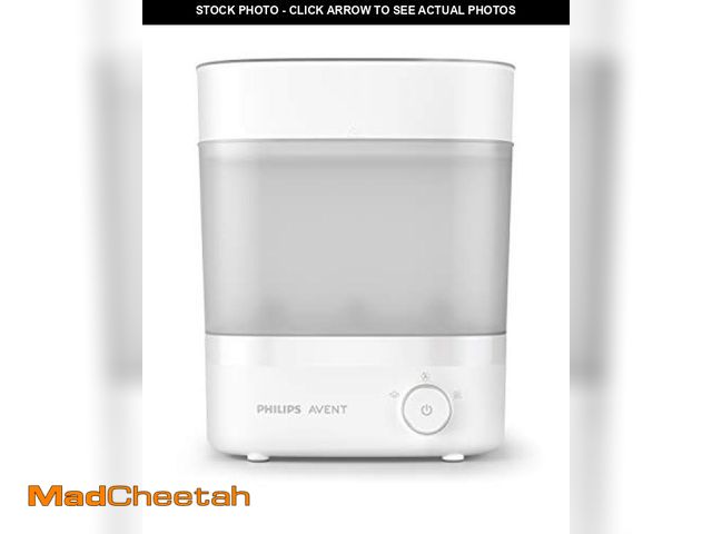 Lot 74-12510427 - Philips Avent Baby Bottle Sterilizer and Dryer Premium, Removes 99,9% of Bacteria, Chemicals Free, C...