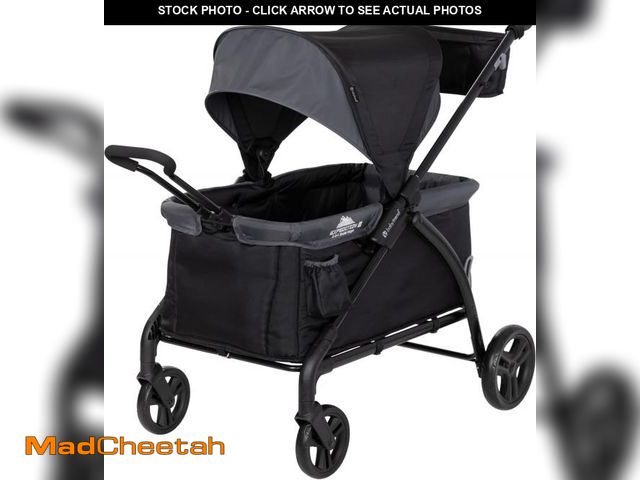 Lot 74-12287501 - Baby Trend Expedition LTE 2-in-1 Stroller Wagon, Madrid Black - UNUSED