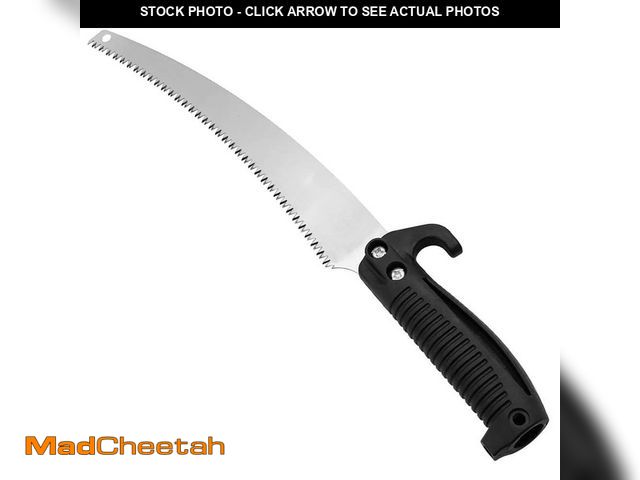 Lot 74-14367075 - MISOPILY 19 in. Carbon Steel Blade Pruning Saw for Tree Trimming with 3X Sharpened Teeth, Fits Unive...