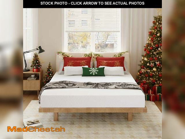 Lot 74-12987193 - MLILY Ego White Queen Mattress in a Box, 10 inch Memory Foam Mattress, Medium Firm - UNUSED
