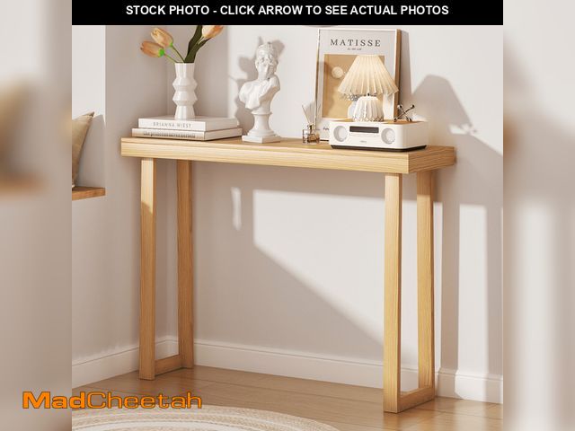 Lot 74-12834484 - Zimtown Console Table, 43" Wood Sofa Table Entryway TV Table, Multifunctional Use for Living Room, H...