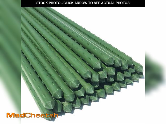 Lot 74-12548944 - WAENLIR Garden Stakes 48 inch 4ft Sturdy Plant Sticks/Support, Tomato Stakes, Pack of 30 - UNUSED