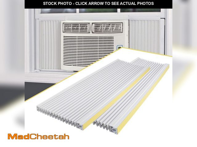 Lot 74-14353736 - LBG Products Air Conditioner Side Panel Kit for Window AC Units, Fits Up to 17" H x 10" W,Double Lay...