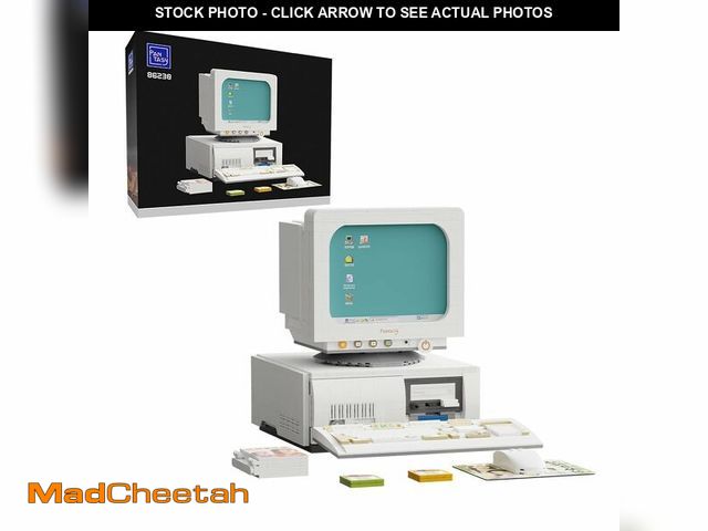 Lot 74-12970228 - BRICKKK Retro Computer Building Blocks Set, Vintage PC Model Kit for Adults, Creative Collectible Co...