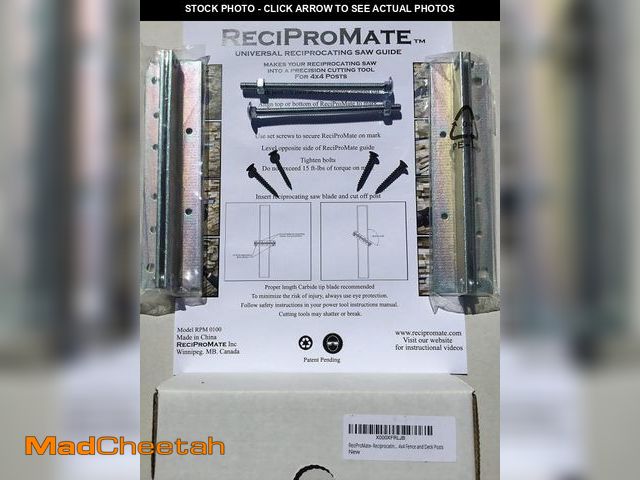 Lot 74-12312165 - ReciProMate- Reciprocating Saw Guide Attachment for Cutting 4x4 Fence and Deck Posts by ReciProMate ...