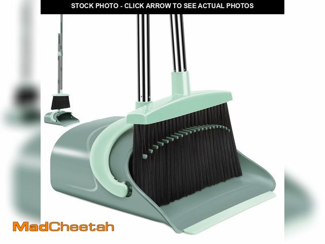 Lot 74-12710181 - Broom and Dustpan Set for Home, Dust pan with Long Handle, Broom with Dustpan Combo Set, for Home Ki...