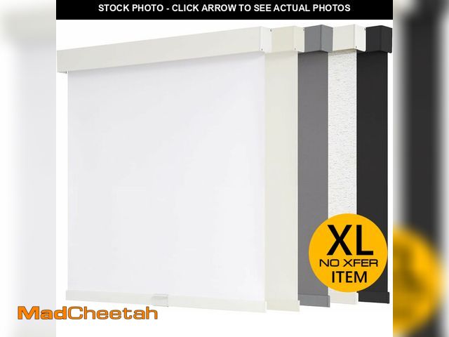 Lot 74-14610575 - AOSKY Cordless Blackout Roller Shades, 71" W x 72" H, White - UNUSED