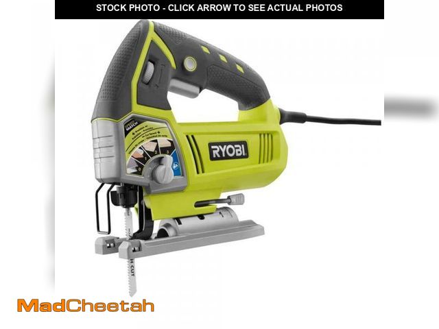Lot 74-14607102 - RYOBI 4.8 Amp Corded Variable Speed Orbital Jig Saw JS481LG - UNUSED