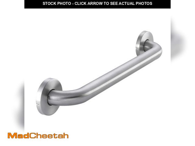 Lot 74-12871884 - Glacier Bay 18 in. L x 3.1 in. ADA Compliant Grab Bar in Brushed Stainless Steel - UNUSED