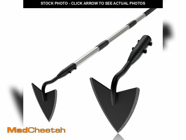Lot 74-14215013 - Warren Hoe Garden Tool, Heavy Duty Garden Hoes for Weeding Long Handle, Easy Stand Up Triangle Weede...