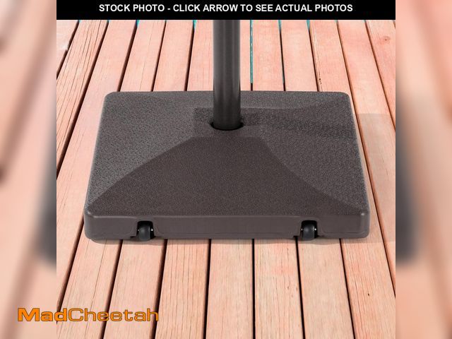 Lot 74-14313019 - Sonkuki 90 lbs., 7 ft. to 11 ft., Heavy-Duty Umbrella Base Suit for Patio Umbrella From Up to Patio ...