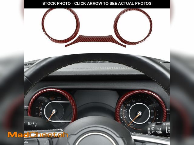 Lot 74-14339141 - RT-TCZ for Jeep JL Dashboard Instrument Panel Gauges Trim Ring Cover for Jeep Wrangler JL JLU Gladia...