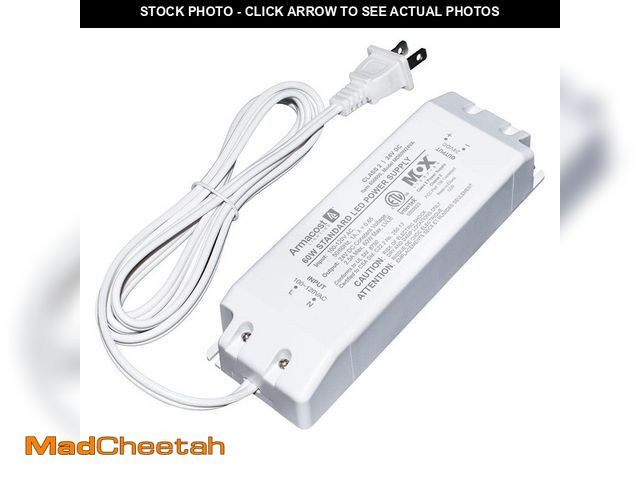 Lot 74-14113199 - Armacost Lighting LED Power Supply 60-Watt Standard Driver 24-Volt DC Transformer - UNUSED