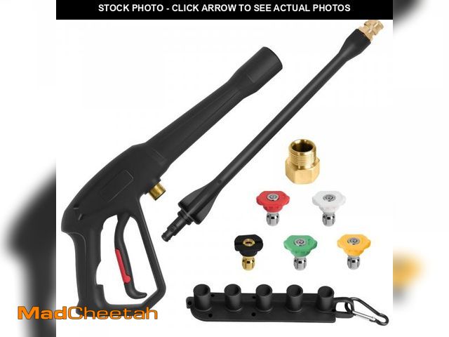Lot 74-12519983 - (GUN ONLY) Pressure Washer Spray Gun, for Ryobi Pressure Washer Gun, with Jet Wand and 5 Spray Nozzl...