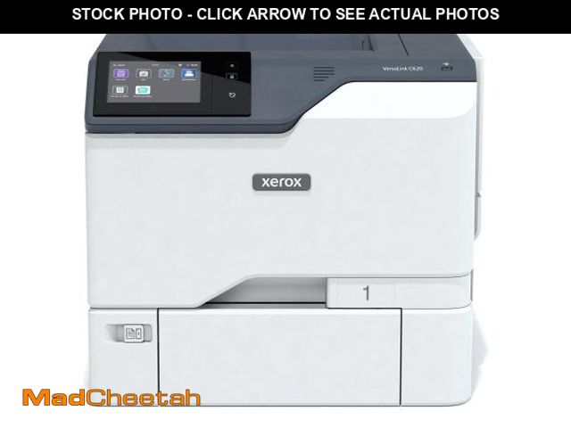 Lot 74-12391322 - (PAPER TRAY IS BROKEN ,MAKES LOUD NOISE AND INK IS ALL OVER INSIDE )Xerox VersaLink C620DN Color Pri...