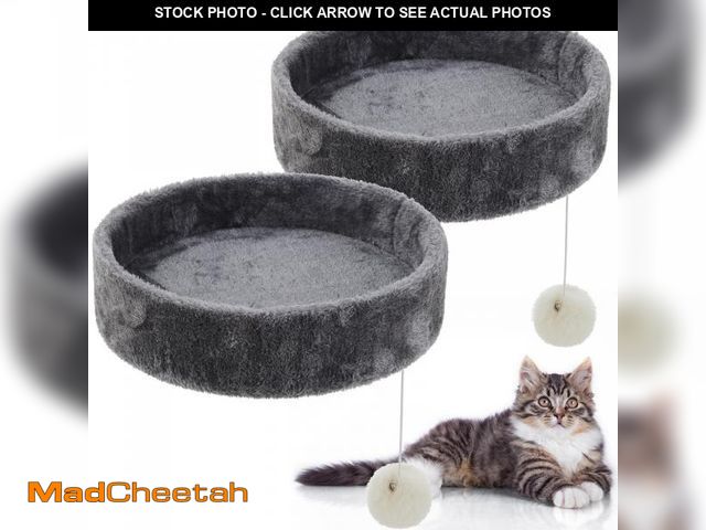 Lot 74-11548624 - Dansydaisy 2 Pieces 13.5'' Cat Tree Replacement Parts Accessories Round Kitten Tree Tower Top Perch ...