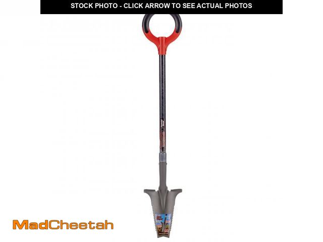 Lot 74-12531959 - *SEE DETAILS* Radius Garden 23311 Root Slayer Perennial Shovel, Red *SEE DETAILS*  - USED