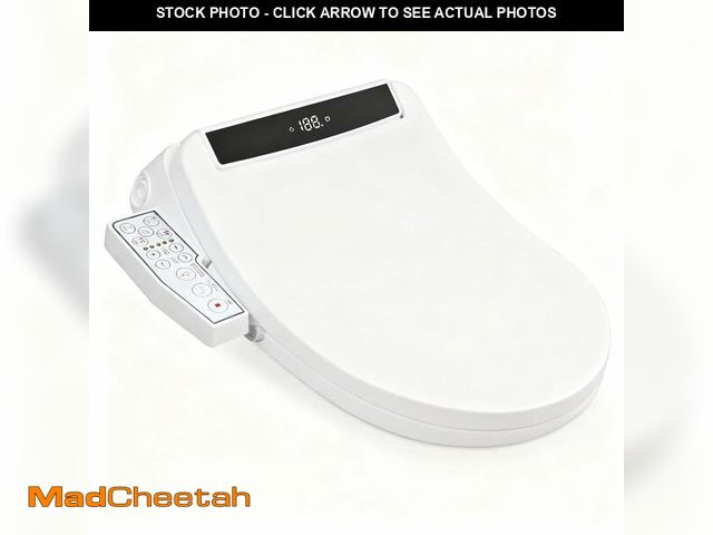 Lot 74-13786134 - Hawkrown Electric Smart Toilet Seat, Upgraded Heated Bidet with Adjustable Instant Warm Water and Wa...
