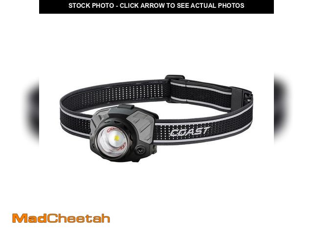 Lot 74-12558293 - Coast FL86 840 Lumens Alkaline Dual Power LED Battery Powered Headlamp - UNUSED