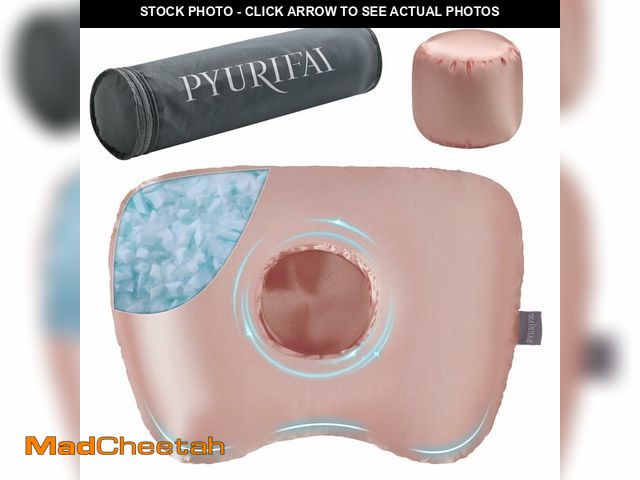 Lot 74-14271537 - PYURIFAI Piercing Pillow - Ear Piercing Pillow with Foam Plug, Adjust Shredded Memory Foam Picrcing ...