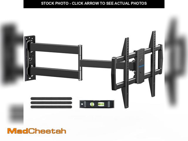 Lot 74-11553962 - MOUNTUP Long Arm Corner TV Mount for Most 42-75 Inch TVs, TV Wall Mount with 32 Long Extension, Swiv...