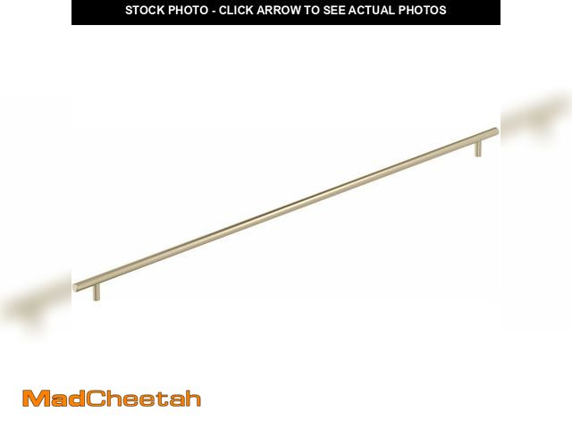 Lot 74-12850804 - Amerock BP19019BBZ | Bar Pulls 30-1/4 inch (768mm) Center-to-Center Golden Champagne Cabinet Pull | ...