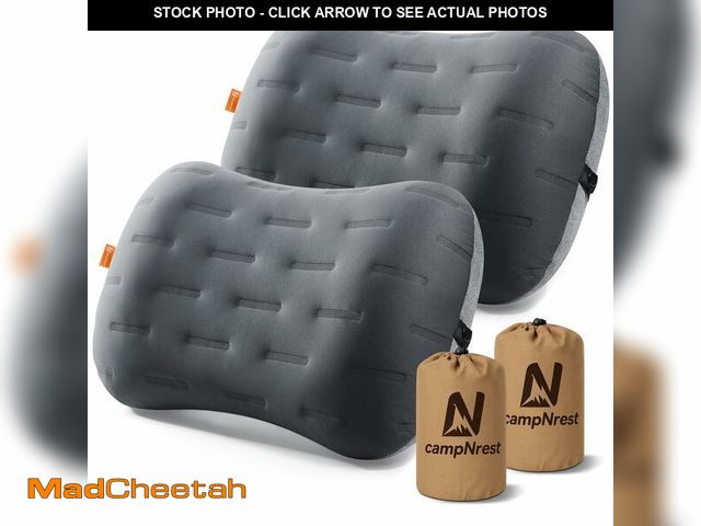Lot 74-14148795 - Inflatable Camping Pillow - Ultralight Compact Air Pillow for Travel, Backpacking &amp; Hiking - Erg...