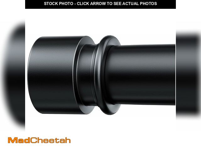 Lot 74-12973345 - Huntype Curtain Rods for Windows 32 to 96 Inches - Black 1 Inch Diameter Curtain Rods, Easy Installa...