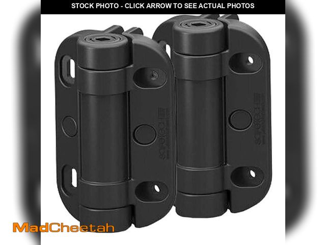 Lot 74-12804677 - Safetech Hardware MegaKlik Self-Closing Polymer Gate Hinge Self-Aligning Spring Hinge Adjustable Ten...